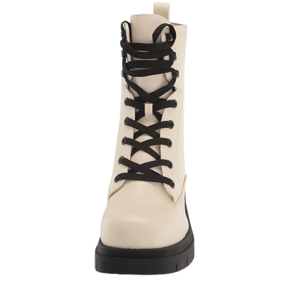 NEW Nine West Juna Heeled Combat Boots Women's Size 7.5 - Picture 3 of 12